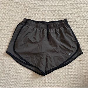 Nike Grey/Black Running Shorts Size Medium
